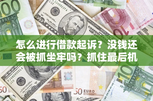 北京怎么进行借款起诉？没钱还会被抓坐牢吗？抓住最后机会！
