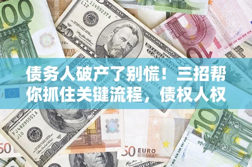北京债务人破产了别慌！三招帮你抓住关键流程，债权人权益不再缩水