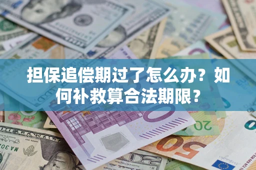 北京担保追偿期过了怎么办？如何补救算合法期限？