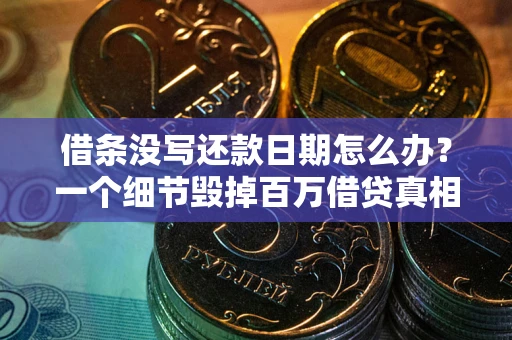 北京借条没写还款日期怎么办？一个细节毁掉百万借贷真相