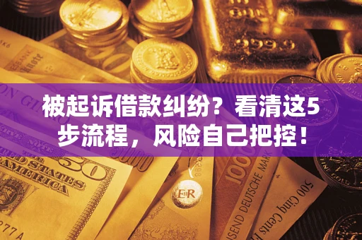 北京被起诉借款纠纷？看清这5步流程，风险自己把控！